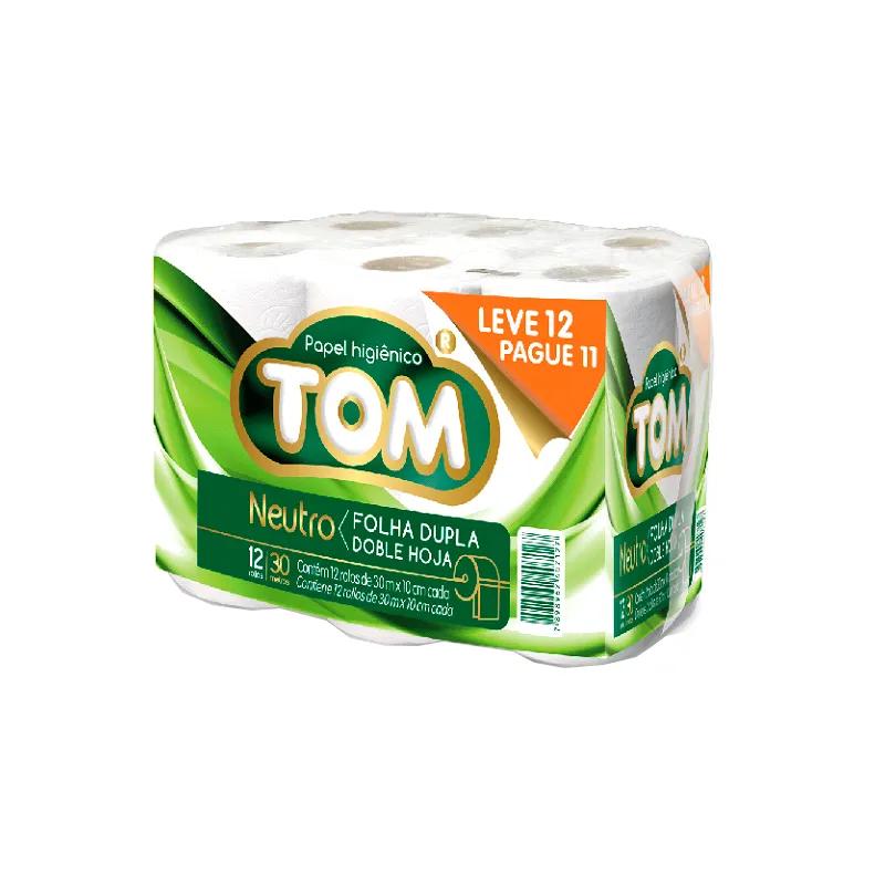 Papel Higienico Premium Tom - Cont. 12 Unidades