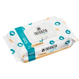 Toallitas Humedas para Bebés con Manzanilla Infanzia - Cont. 100 unidades