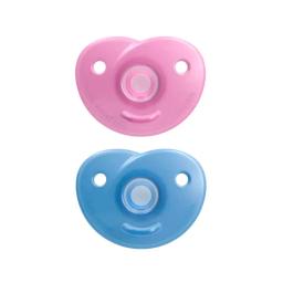  Pack Chupete Soothies Azul y Rosa 0-6meses Avent  - Cont. 2 unidades