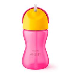 Vaso de Entrenamiento con Pajita Rosa Avent