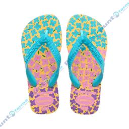 Zapatillas Kids Flores Amarillo Havaianas - Calze 31-32