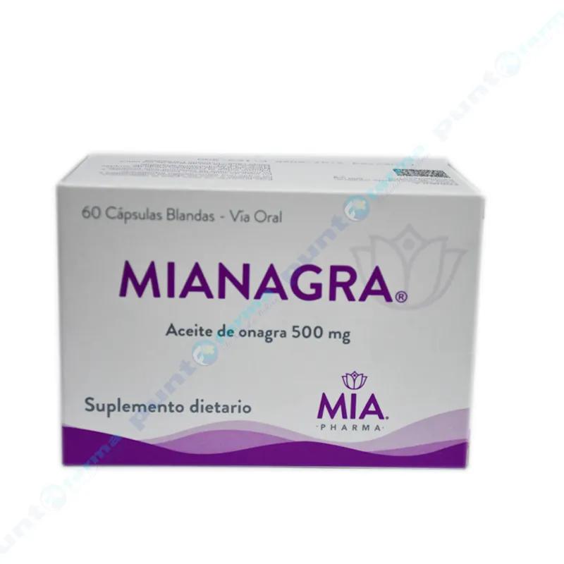 Mianagra Aceite de Onagra 500 mg - Cont. 60 Capsulas Blandas