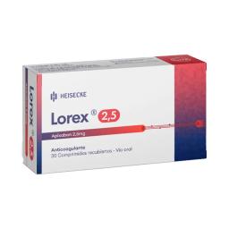 Lorex Apixaban 2,5 mg - Caja de 30 Comprimidos