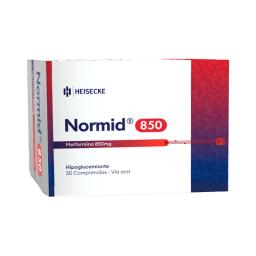 Normid Metformina 850mg - Caja de 30 Comprimidos