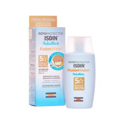 Protector Solar SPF 50 Fotoprotector Facial Fusion Water Pediatrico Isdin - 50mL