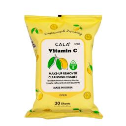 Toallitas Desmaquillantes Vitamina C Cala - 30 Unidades