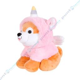 Peluche de Perro Pomeranian Disfrazado Unicornio