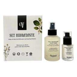 Set Veganis Hidratante para Rostro Tónico Refrescante 120mL + Crema Protectora 30mL