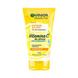 Gel Limpiador Facial Hidra Garnier Skinactive Express Aclara Vitamina C - 150mL