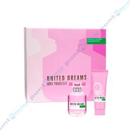 Set United Dreams Love Yourself Eau de Toilette + Body Loción For Her