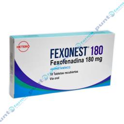 Fexonest Fexofenadina 180 mg - Cont. 10 Tabletas Recubiertas