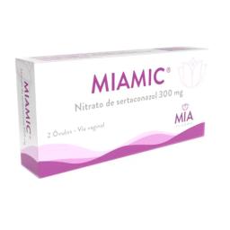 Miamic Nitrato de Sertaconazol 300 mg - Cont. 2 Ovulos