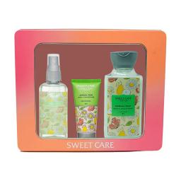 Set Sensual Pear Sweet Care Body Splash + Crema de Manos + Loción Corporal