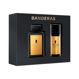 Set Antonio Banderas The Gold Secret Eau de Toilette + Desodorante Spray