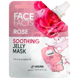 Mascarilla en Gel Calmante de Jalea de Rosas FaceFacts - 60mL