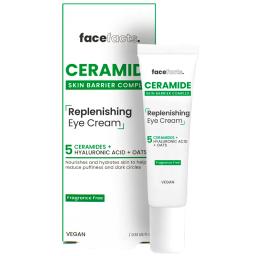 Crema Reabastecedora de Ojos con Ceramidas Face Facts - 15mL