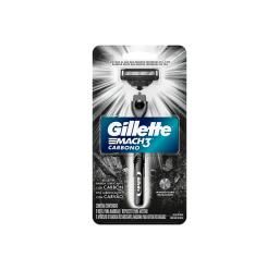 Máquina de Afeitar Gillette Mach3 Carbono - Cont. 1 unidad