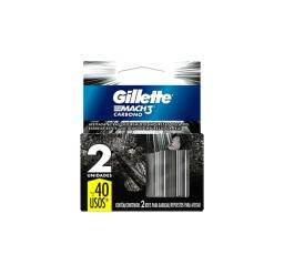 Cartuchos de Repuesto Gillette Mach3 Carbono - Cont. 2 unidades