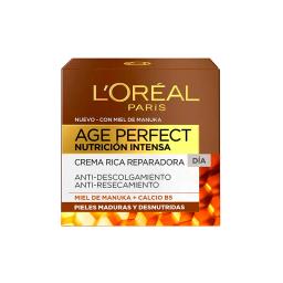 Crema Facial Reparadora Día Age Perfect Nutrición Intensa L´oreál +60 - 50mL