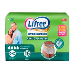 Pañal Adulto Super Confort Regular G/XG Lifree - 16 Unidades