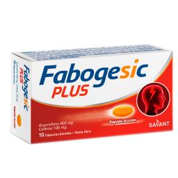 Fabogesic Plus Ibuprofeno 400 mg - Cont. 10 Capsulas Blandas