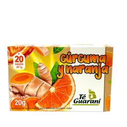 Te Curcuma Naranja y Jengibre de Te Guarani - Cont. 20 Saquitos