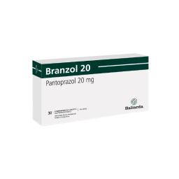 Branzol Pantoprazol 20 mg - Cont. 30 Comprimidos