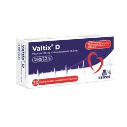 Valtix D Valsartan 160 mg Hidroclorotiazida 12,5 mg - Cont. 30 Comprimidos