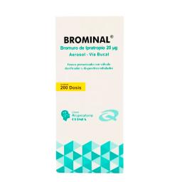 Brominal Bromuro de Ipratropio 20 mg - Aerosol de 200 Dosis