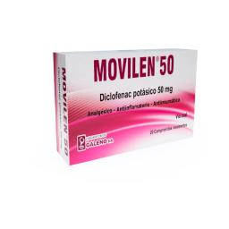 Movilen Diclofenac Potasico 50 mg - Cont. 20 Comprimidos