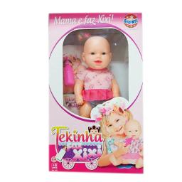 Muñeca Tekinha Faz Xixi - 1 Unidad