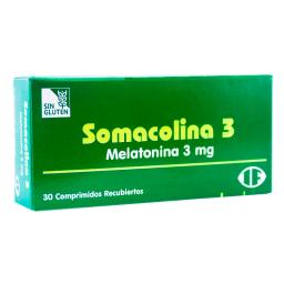 Somacolina Melatonina 3 mg - Cont. 30 Comprimidos Recubiertos