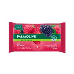 Jabón Barra Tripack Palmolive Frambuesa y Mora - Cont. 3 jabones de 90gr c/u