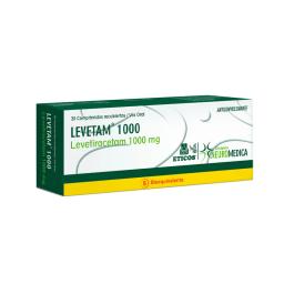 Levetam Levetiracetam 1000 mg - Cont. 30 Comprimidos