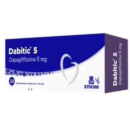 Dabitic Dapagliflozina 5 mg - Cont. 30 Comprimidos