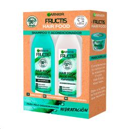 Pack Fructis Hair Food Aloe Shampoo + Acondicionador - 300mL