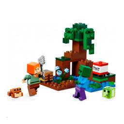 Set con figuras Minecraft La aventura del pantano Lego