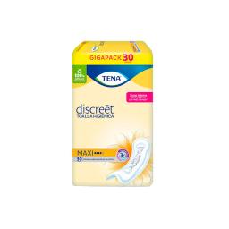 Toalla Higiénica Discreet Maxi Tena - Cont. 30 unidades