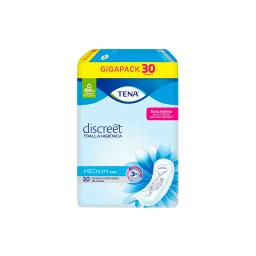 Toalla Higiénica Discreet Medium  Tena - Cont. 30 unidades