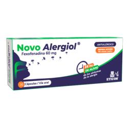 Novo Alergiol Fexofenadina 60 mg - Cont. 20 Capsulas