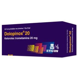 Dolopinox Ketorolac Trometamina 20 mg - Cont. 30 Comprimidos