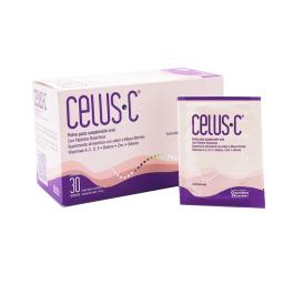 Celus C Vitaminas A, C, D, E Biotina Zinc Selenio - Caja de 30 Sobres