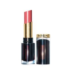 Labial Super Lustrous Glass Shine Lipstick Glossed Up Rose Revlon