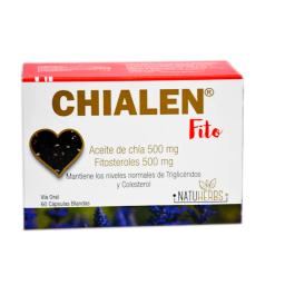 Chialen Fito Aceite de Chia 500 mg Fitosteroles 500 mg - Cont. 60 Capsulas