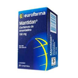 Mantidan Clorhidrato de Amantadina 100 mg - Cont. 20 Comprimidos