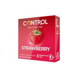 Preservativo Control Strawberry - Cont. 3 Unidades