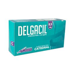 Delgacil 0,5 mg Semaglutida 1,34 mg/mL - Caja de 4 Jeringas Prellenadas