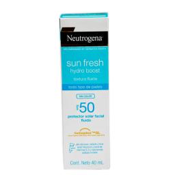 Protector Solar Facial Fluido FPS 50 Neutrogena Sin Color - 40 mL