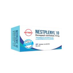 Nestplenyl Donepezil Clorhidrato 10 mg - Caja de 40 Tabletas