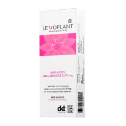 Implante Anticonceptivo Subdermico Levonorgestrel 75mg Levoplant - 1 aplicador con 2 implantes 75mg cada implante